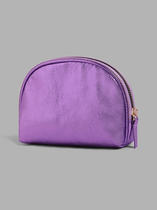 Studiowest Metallic Lavender Pouch