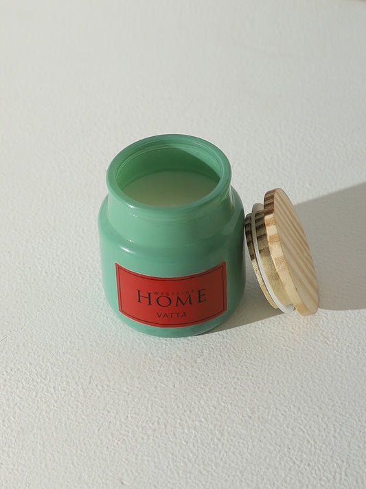 Westside Home Green Vatta Glass Jar Scented Candle