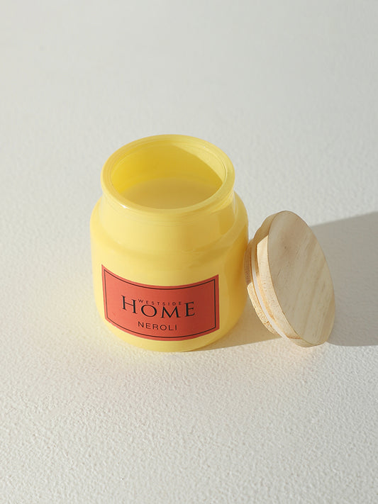 Westside Home Yellow Neroli Glass Jar Scented Candle