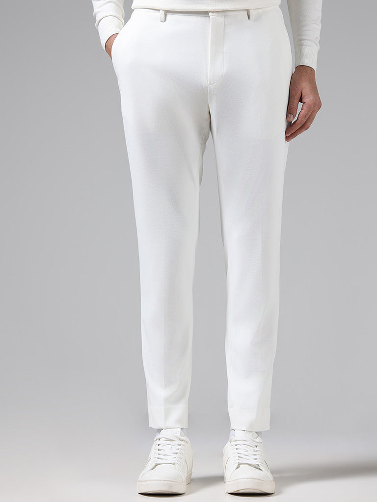 Buy White Trousers & Pants for Men by Rodamo Online | Ajio.com