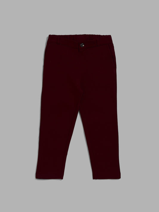 HOP Kids Burgundy Trousers