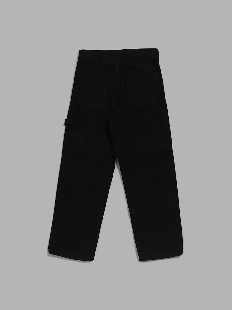 Buy Black Cargo Joggers for Girls Online at KIDS ONLY | 195591001