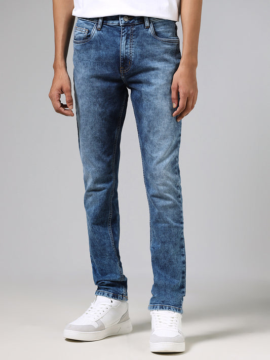 Nuon Mid Blue Slim - Fit Mid - Rise Jeans