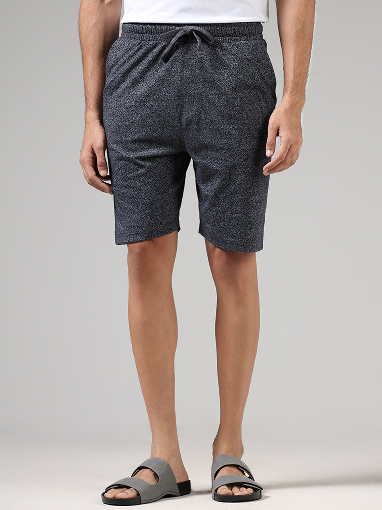 WES Lounge Navy Relaxed-Fit Shorts