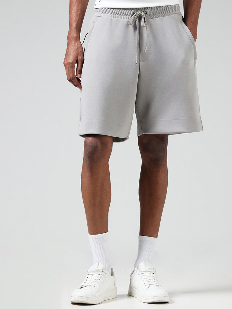 Studiofit Grey Relaxed Fit Shorts