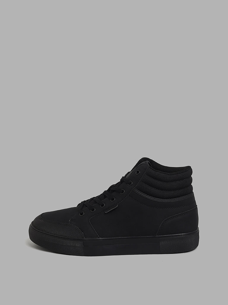 Buy SOLEPLAY Textured Black Lace-Up Formal Shoes from Westside