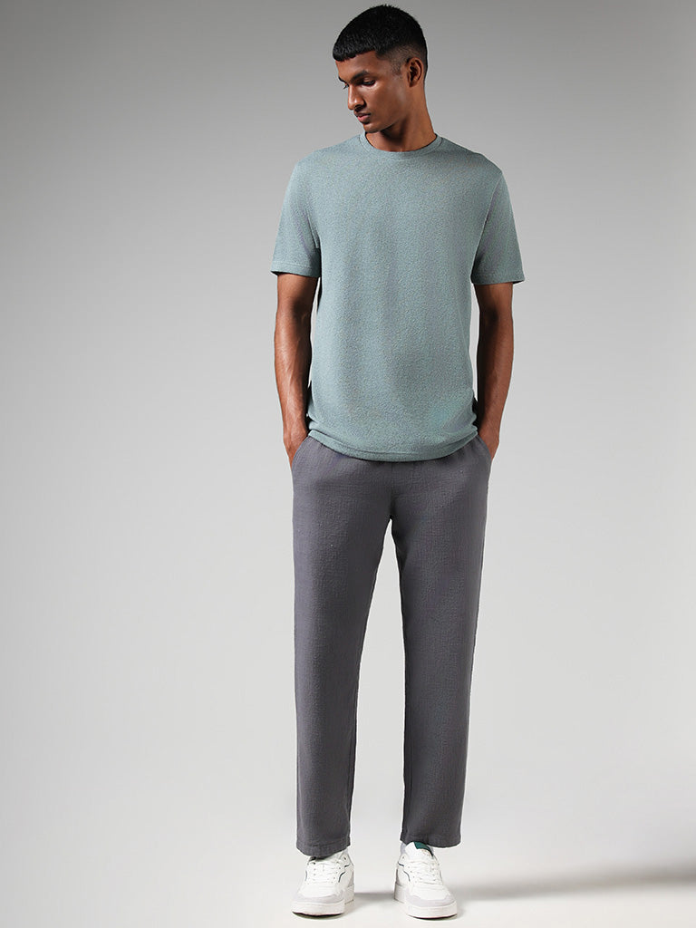 ETA Self Charcoal Relaxed Fit Chinos