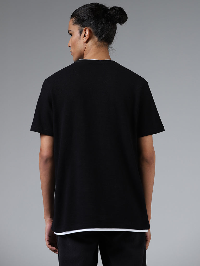 ETA Black Slim Fit T-Shirt