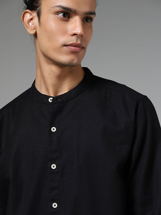 ETA Solid Black Resort Fit Shirt