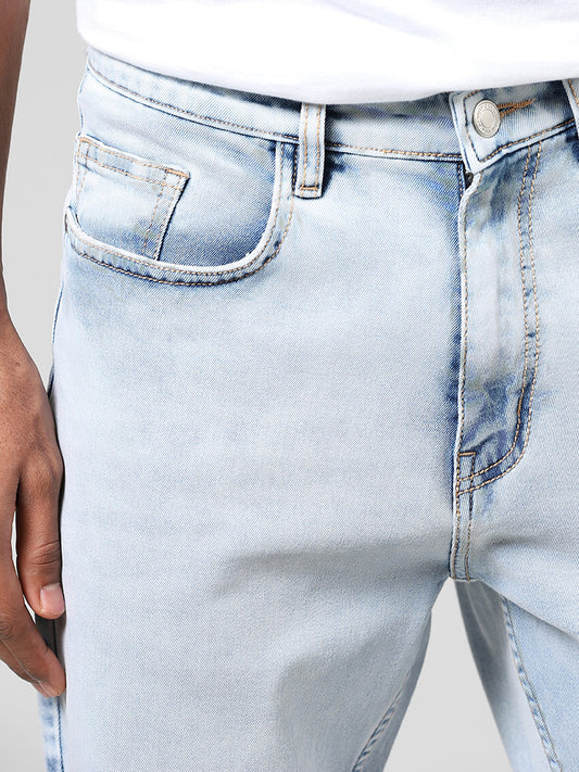 Nuon Light Blue Slim - Fit Mid - Rise Jeans
