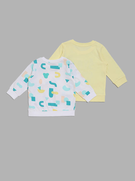 HOP Baby Multicolor Printed T-Shirts - Pack of 2
