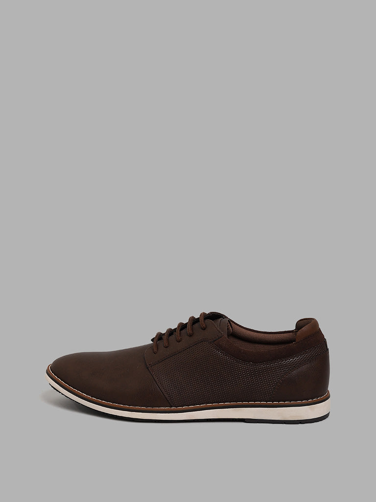 SOLEPLAY Brown Casual Lace up Shoes