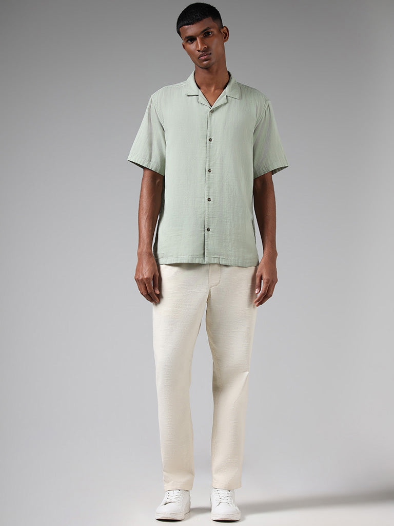 ETA Solid Sage Relaxed Fit Shirt