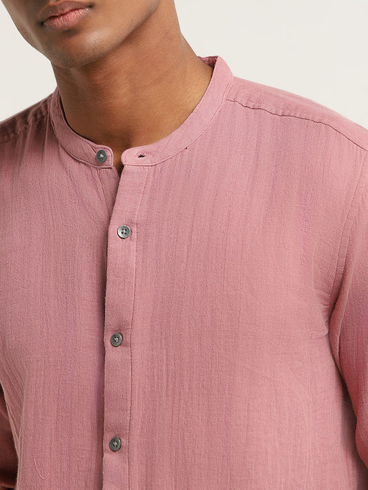 ETA Pink Slim-Fit Shirt