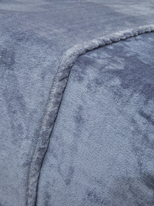 Westside Home Grey Fleece Double Blanket