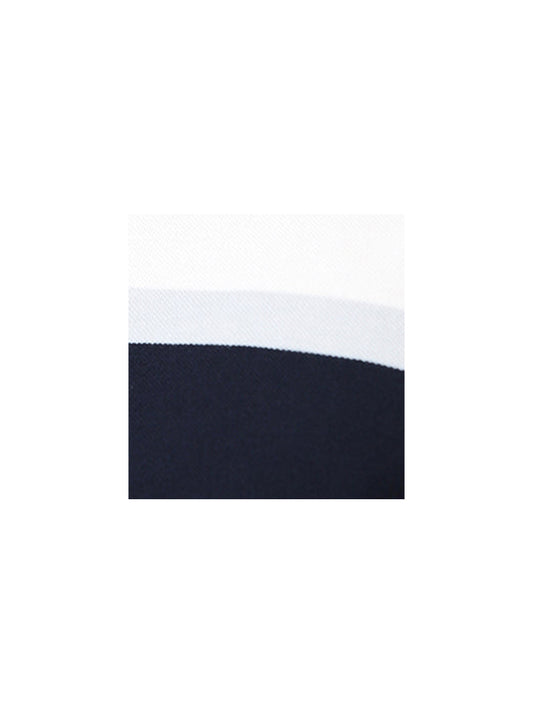 WES Casuals Sage Striped Cotton Blend Slim Fit Polo T-Shirt