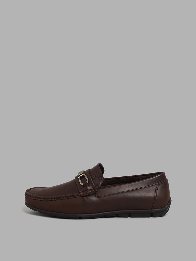 Buy SOLEPLAY Dark Brown Formal Loafers from Westside