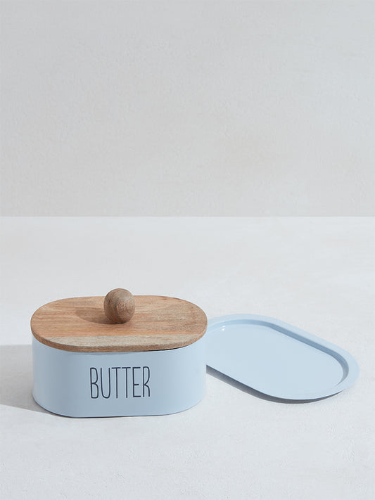 Westside Home Blue Butter Box With Lid