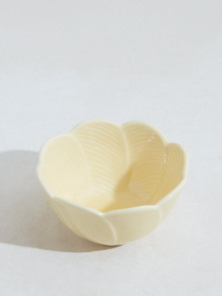 Westside Home Yellow Tropical Small Bowl