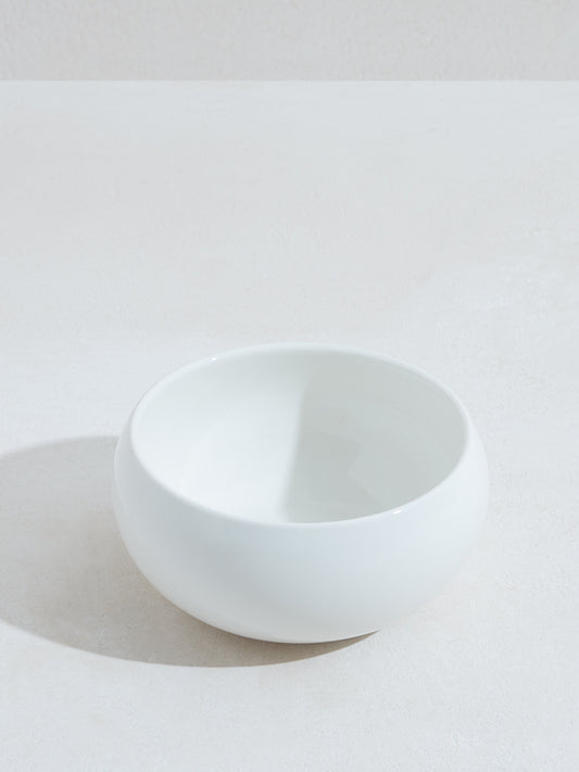 Westside Home White Porcelain Serving Bowl