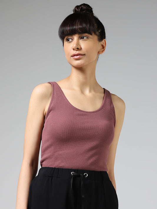 Wunderlove Dusty Rose Fluted Camisole