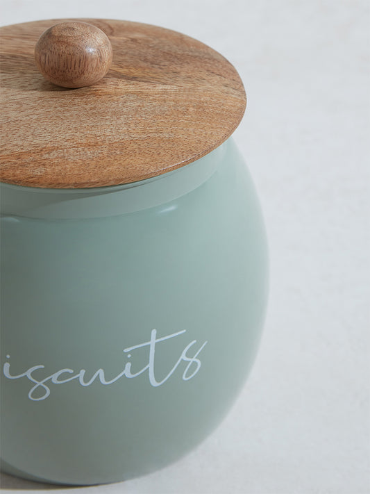 Westside Home Mint Biscuits Canister