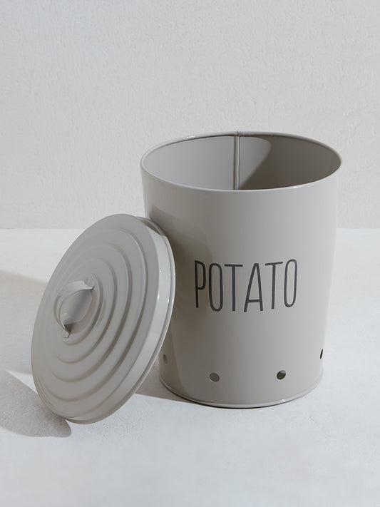 Westside Home Off White Potato Storage Jar