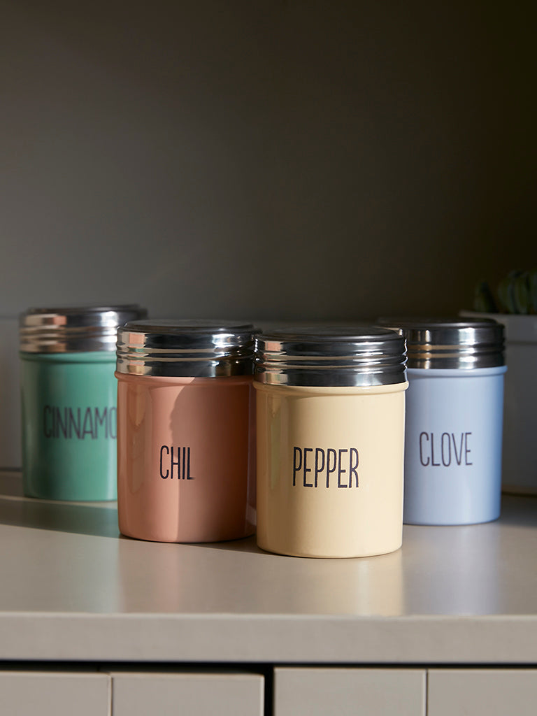 Westside Home Multicolour Spice Containers - (Set of 4)