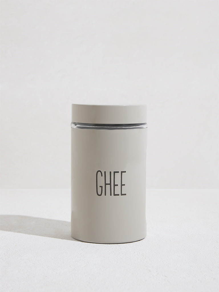 Buy Westside Home OffWhite Storage Ghee Jar from Westside