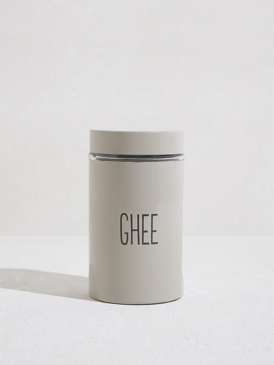 Westside Home Off-White Storage Ghee Jar