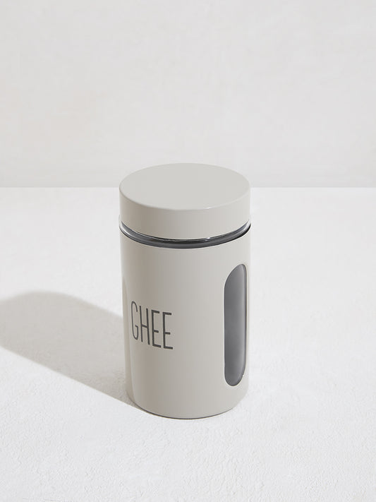 Westside Home Off-White Storage Ghee Jar