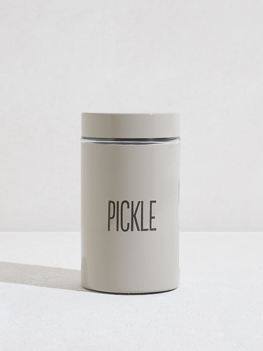 Westside Home White Storage Pickle Jar