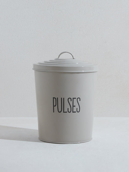 Westside Home Off White Pulses Storage Jar