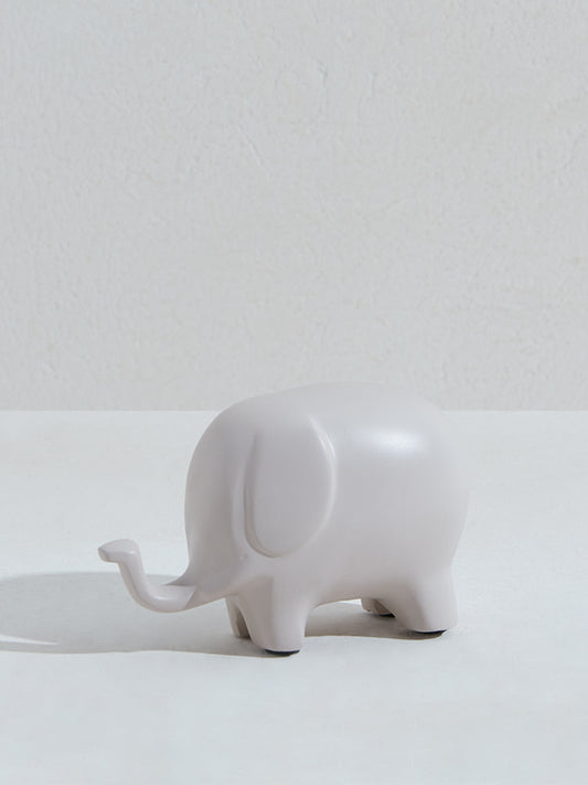 Westside Home Off-White Elephant Figurine-Small