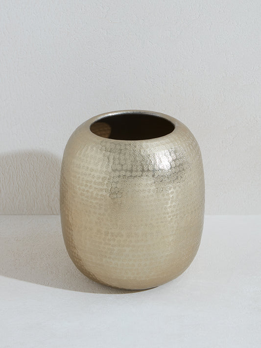 Westside Home Gold Metal Round Vase