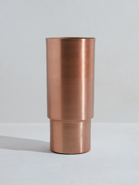 Westside Home Copper Pillar Vase- Large
