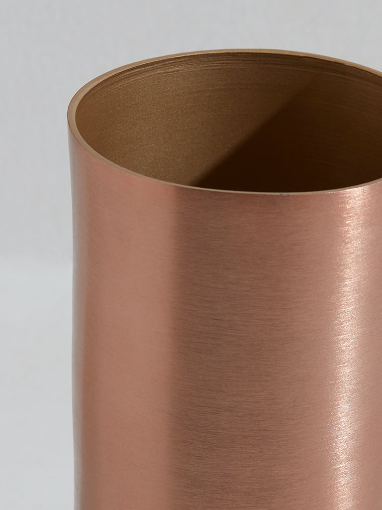 Westside Home Copper Pillar Vase- Small