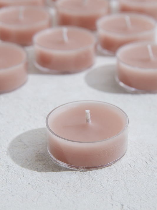 Westside Home Dusty Pink Tea Light Candles (Set of 16)