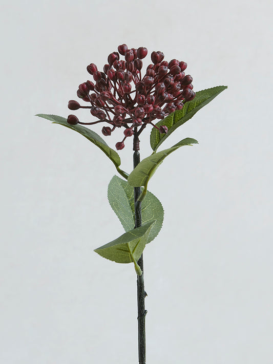 Westside Home Dark Red Berry Artificial Plant-Small