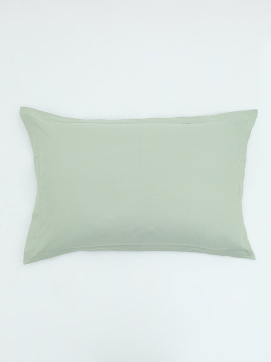 Westside Home Frosty Green Pillow Cover - Pack of 2