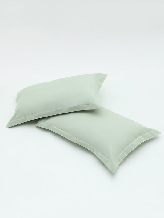 Westside Home Frosty Green Pillow Cover - Pack of 2