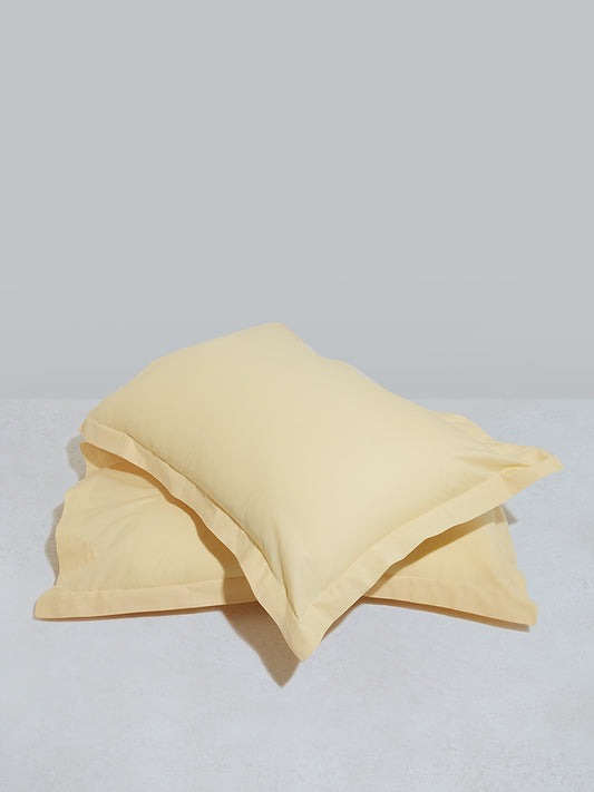 Westside Home Yellow Pillow Covers (Set of 2)