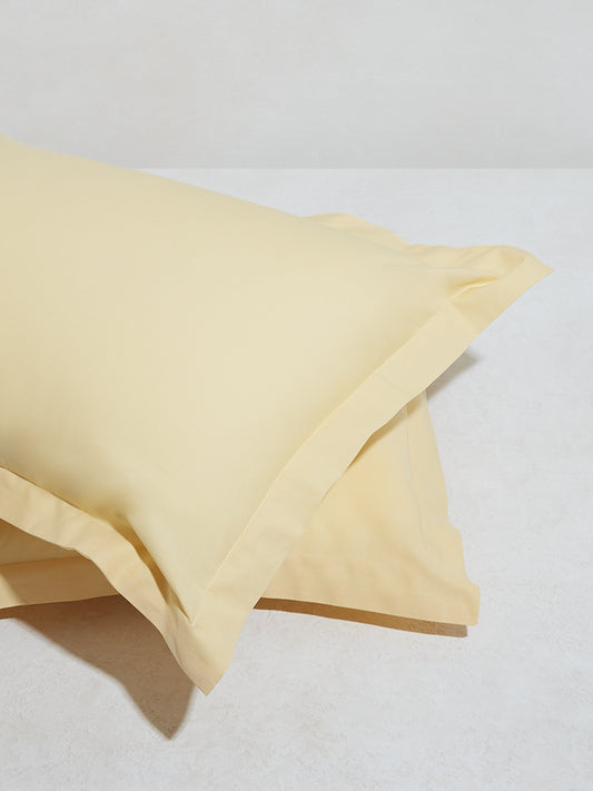 Westside Home Yellow Pillow Covers (Set of 2)