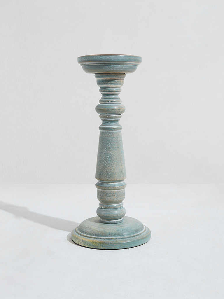 Westside Home Green Vintage Candle Stand-Small