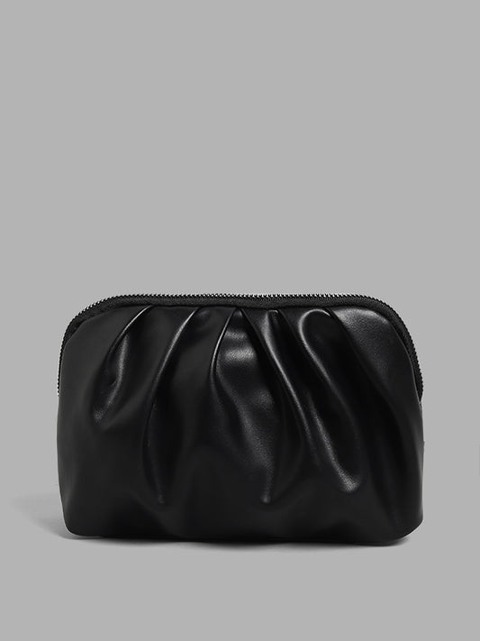 Studiowest Black Gathered Pouch