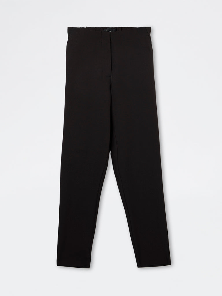 Wardrobe Plain Black Trousers