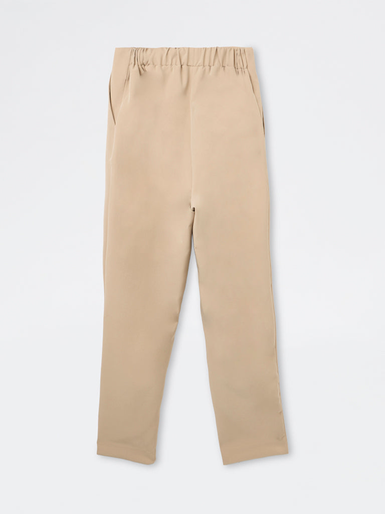 Wardrobe Plain Beige Trousers