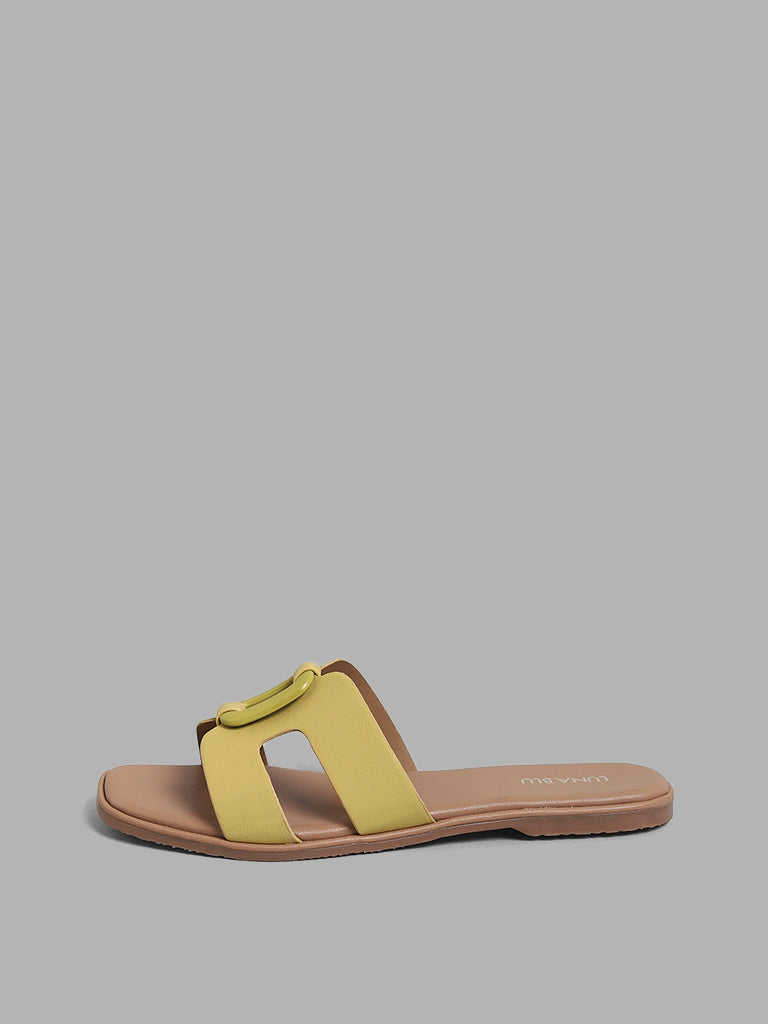 Mustard slippers 2025