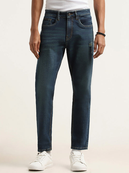 Nuon Blue Slim-Fit Jeans