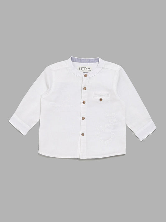 HOP Baby Plain White Shirt